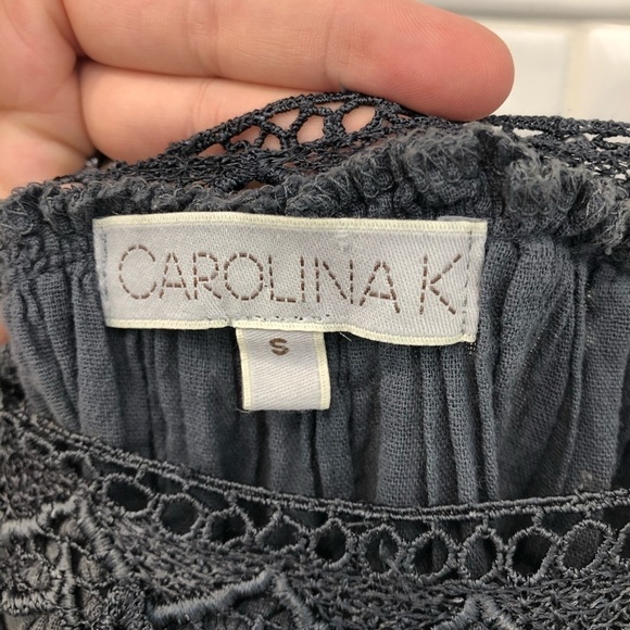 𝅺CAROLINA K lace trim tunic dress - Picture 7 of 8